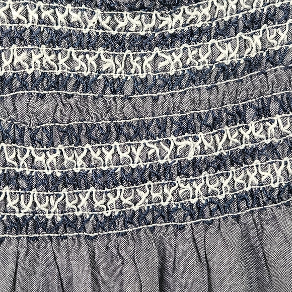 Denim Speed Control New York Plus Size Ruched Waist Midi Dress. Size 1X - Picture 4 of 5